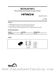 HZM6.8ZMFA datasheet pdf Hitachi Semiconductor