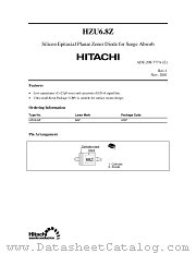HZU6.8Z datasheet pdf Hitachi Semiconductor