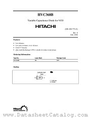 HVC368B datasheet pdf Hitachi Semiconductor