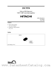 2SC5554 datasheet pdf Hitachi Semiconductor