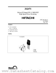 2SJ471 datasheet pdf Hitachi Semiconductor