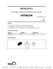 HZM6.2ZWA datasheet pdf Hitachi Semiconductor