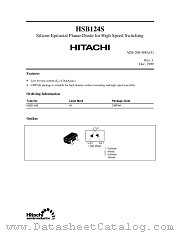 HSB124S datasheet pdf Hitachi Semiconductor