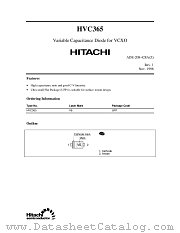 HVC365 datasheet pdf Hitachi Semiconductor