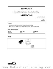 HRW0202B datasheet pdf Hitachi Semiconductor