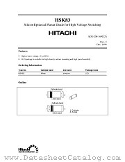 HSK83 datasheet pdf Hitachi Semiconductor