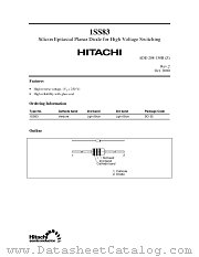 1SS83 datasheet pdf Hitachi Semiconductor