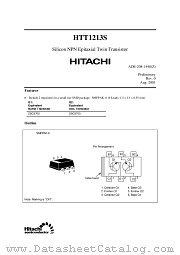 HTT1213S datasheet pdf Hitachi Semiconductor