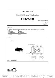 HTT1115S datasheet pdf Hitachi Semiconductor