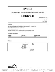 HVD144 datasheet pdf Hitachi Semiconductor