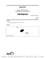 2SC5757 datasheet pdf Hitachi Semiconductor