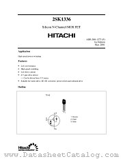 2SK1336 datasheet pdf Hitachi Semiconductor