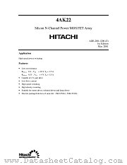 4AK22 datasheet pdf Hitachi Semiconductor