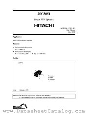 2SC5051 datasheet pdf Hitachi Semiconductor