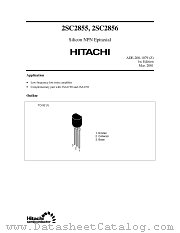 2SC2856 datasheet pdf Hitachi Semiconductor