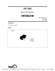 2SC2462 datasheet pdf Hitachi Semiconductor