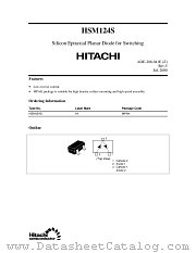 HSM124S datasheet pdf Hitachi Semiconductor