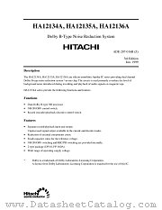 HA12134A datasheet pdf Hitachi Semiconductor