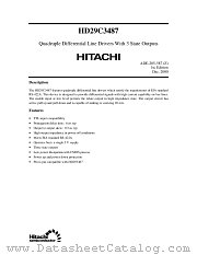 HD29C3487 datasheet pdf Hitachi Semiconductor