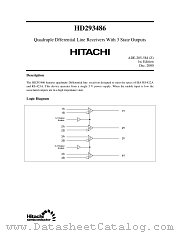 HD293486 datasheet pdf Hitachi Semiconductor
