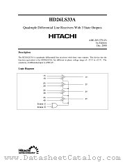 HD26LS33A datasheet pdf Hitachi Semiconductor