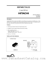 HD74HCT1G32 datasheet pdf Hitachi Semiconductor