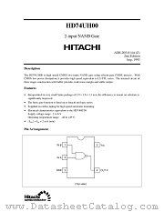 HD74UH00 datasheet pdf Hitachi Semiconductor