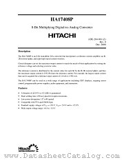 HA17408P datasheet pdf Hitachi Semiconductor