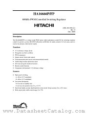 HA16666P datasheet pdf Hitachi Semiconductor