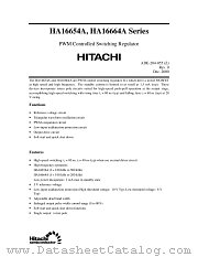 HA16654APS datasheet pdf Hitachi Semiconductor