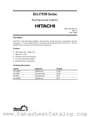 HA17558FP datasheet pdf Hitachi Semiconductor