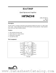 HA17301P datasheet pdf Hitachi Semiconductor