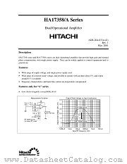 HA17358ARP datasheet pdf Hitachi Semiconductor