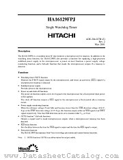 HA16129FPJ datasheet pdf Hitachi Semiconductor
