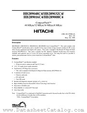 HB289048C4 datasheet pdf Hitachi Semiconductor