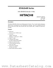 HM6264BLSP-XXL datasheet pdf Hitachi Semiconductor
