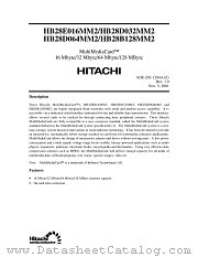 HB28E016MM2 datasheet pdf Hitachi Semiconductor
