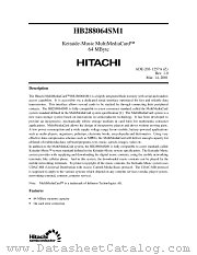 HB288064SM1 datasheet pdf Hitachi Semiconductor