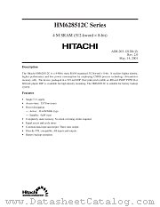 HM628512CLRR/CLRR-XXSL datasheet pdf Hitachi Semiconductor