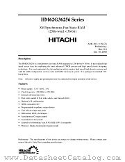 HM62G36256BP datasheet pdf Hitachi Semiconductor