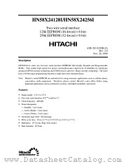 HN58X24128TI datasheet pdf Hitachi Semiconductor