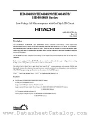 HD404888 datasheet pdf Hitachi Semiconductor