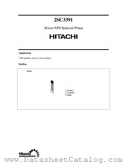 2SC3391 datasheet pdf Hitachi Semiconductor