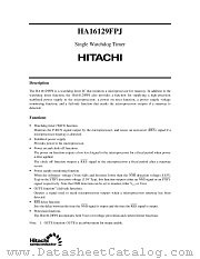HA16129FPJ datasheet pdf Hitachi Semiconductor