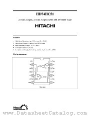 HD74HC51 datasheet pdf Hitachi Semiconductor