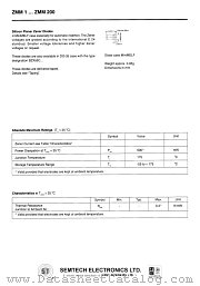 ZMM120 datasheet pdf Honey Technology