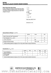 BZV85/C SERIES datasheet pdf Honey Technology