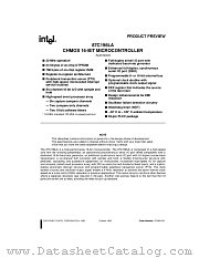87C196LA datasheet pdf Intel