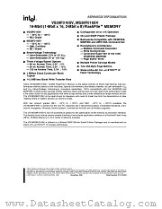 VS28F016SV datasheet pdf Intel