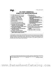 8XL196NP datasheet pdf Intel